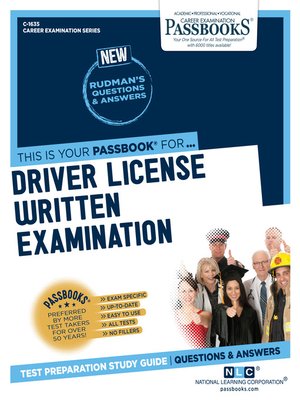 cover image of Driver License Written Examination